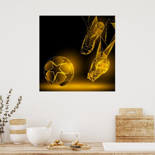 Fußball Poster (Küche)