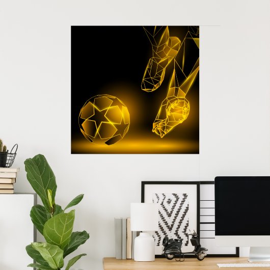 Fußball Poster (Heimbüro)