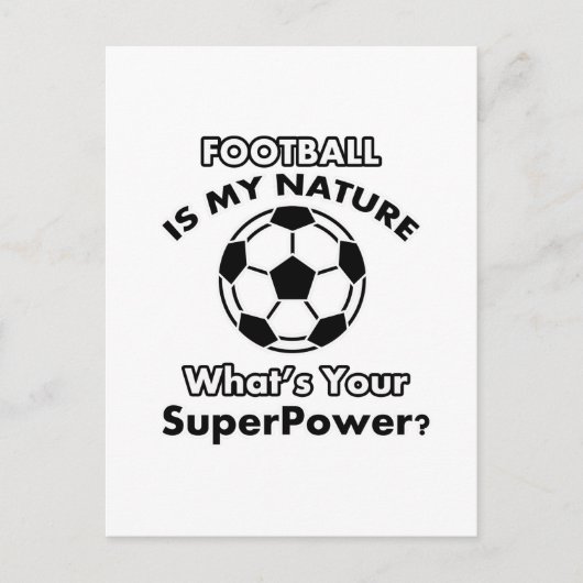 Fußball Postkarte (Vorderseite)