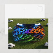Fußball Postkarte (Vorne/Hinten)