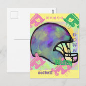 FUSSBALL POSTKARTE (Vorne/Hinten)