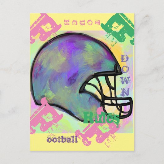 FUSSBALL POSTKARTE (Vorderseite)