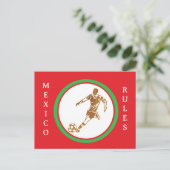 FUSSBALL POSTKARTE (Stehend Vorderseite)