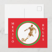 FUSSBALL POSTKARTE (Vorne/Hinten)