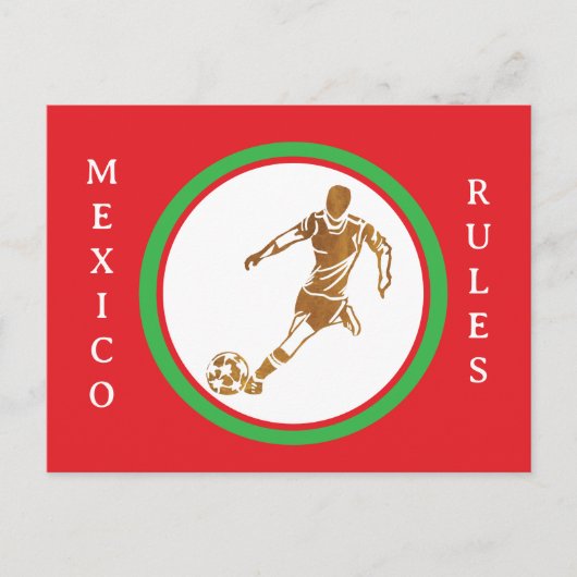 FUSSBALL POSTKARTE (Vorderseite)