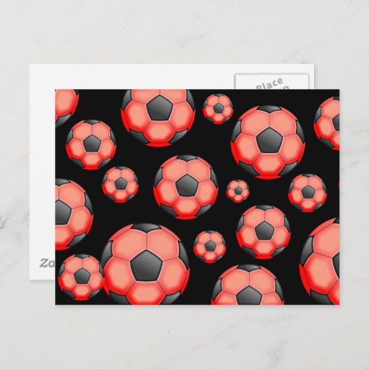 Fußball Postkarte (Vorne/Hinten)