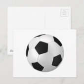 Fußball Postkarte (Vorne/Hinten)