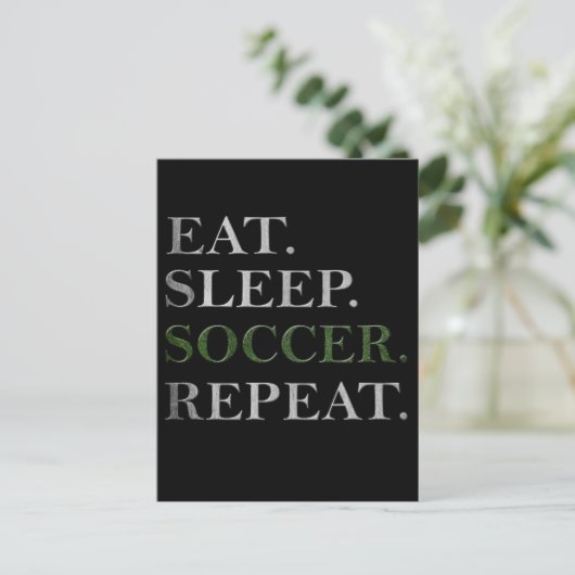 Fußball Postkarte (Stehend Vorderseite)