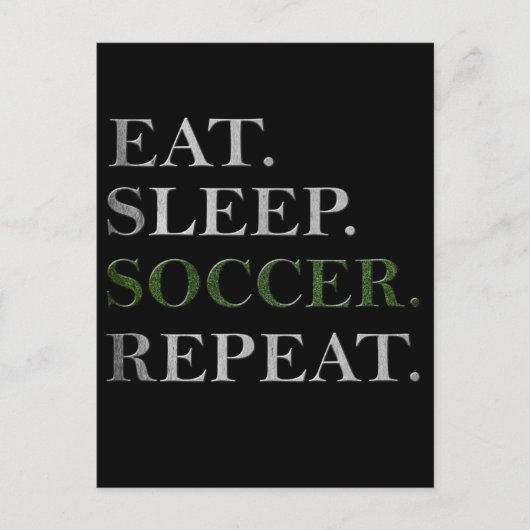 Fußball Postkarte (Vorderseite)