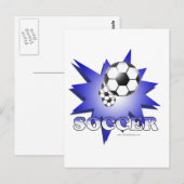 Fußball! Postkarte (Vorne/Hinten)