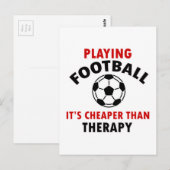 Fußball Postkarte (Vorne/Hinten)