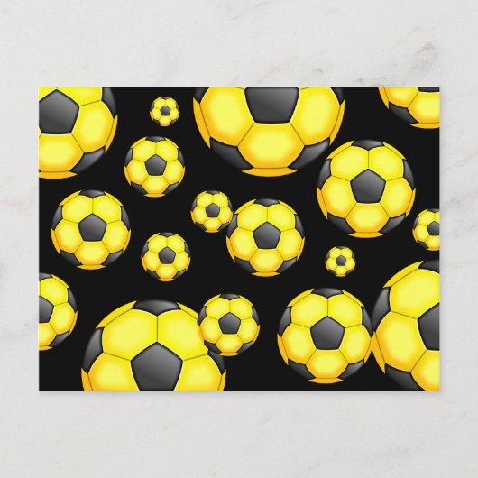 Fußball Postkarte (Vorderseite)