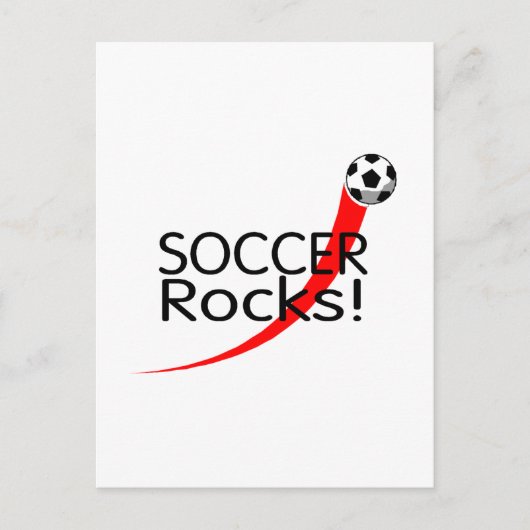 Fußball Postkarte (Vorderseite)