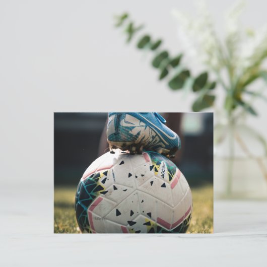 Fußball Postkarte (Stehend Vorderseite)
