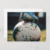 Fußball Postkarte (Vorne/Hinten)