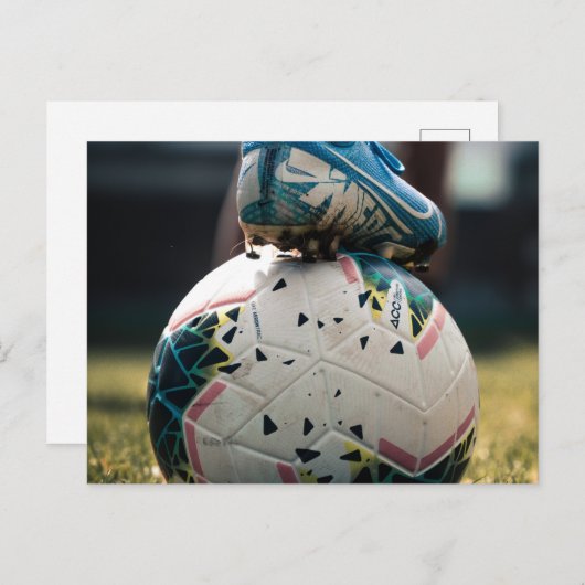 Fußball Postkarte (Vorne/Hinten)