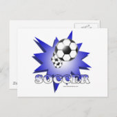 Fußball! Postkarte (Vorne/Hinten)