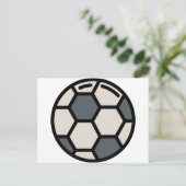 Fußball Postkarte (Stehend Vorderseite)