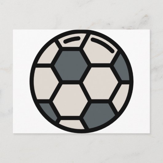 Fußball Postkarte (Vorderseite)