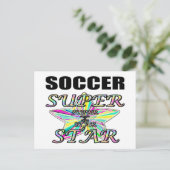 Fußball Postkarte (Stehend Vorderseite)