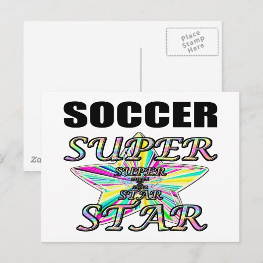 Fußball Postkarte (Vorne/Hinten)