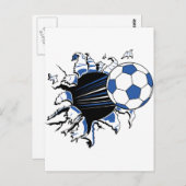 Fußball Postkarte (Vorne/Hinten)
