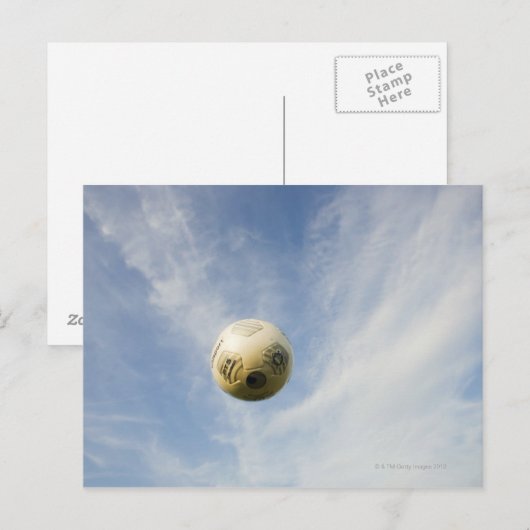 Fußball Postkarte (Vorne/Hinten)