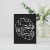 Fußball Postkarte (Stehend Vorderseite)