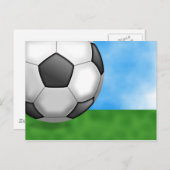 Fußball Postkarte (Vorne/Hinten)