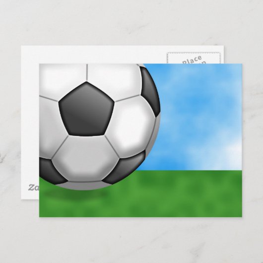 Fußball Postkarte (Vorne/Hinten)