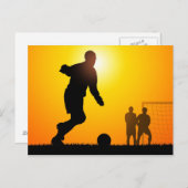 Fußball Postkarte (Vorne/Hinten)