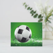 Fußball Postkarte (Stehend Vorderseite)