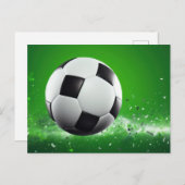 Fußball Postkarte (Vorne/Hinten)