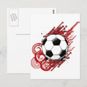 Fußball Postkarte (Vorne/Hinten)