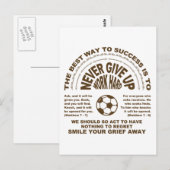 Fußball Postkarte (Vorne/Hinten)