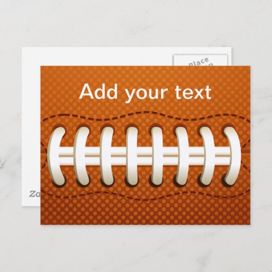 Fußball Postkarte (Vorne/Hinten)