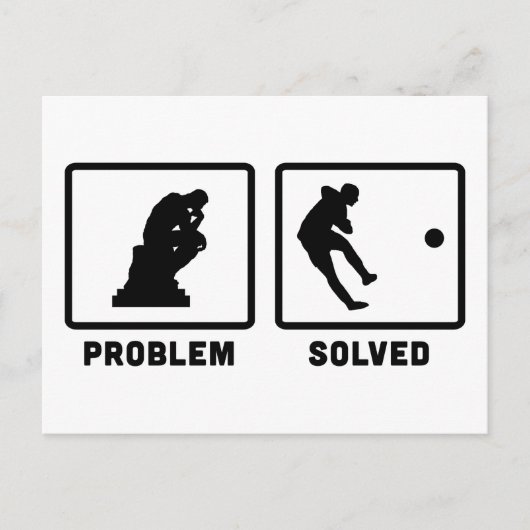 Fußball Postkarte (Vorderseite)