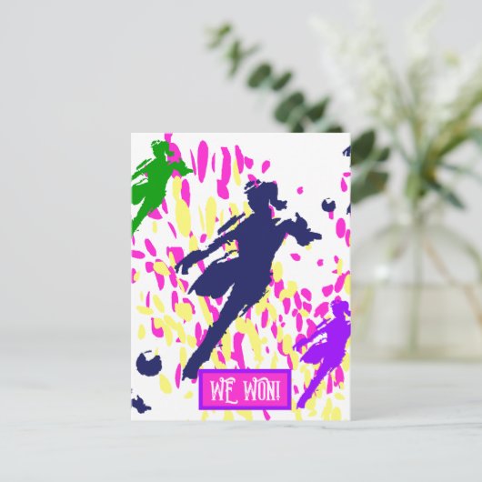 FUSSBALL POSTKARTE (Stehend Vorderseite)