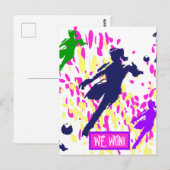 FUSSBALL POSTKARTE (Vorne/Hinten)