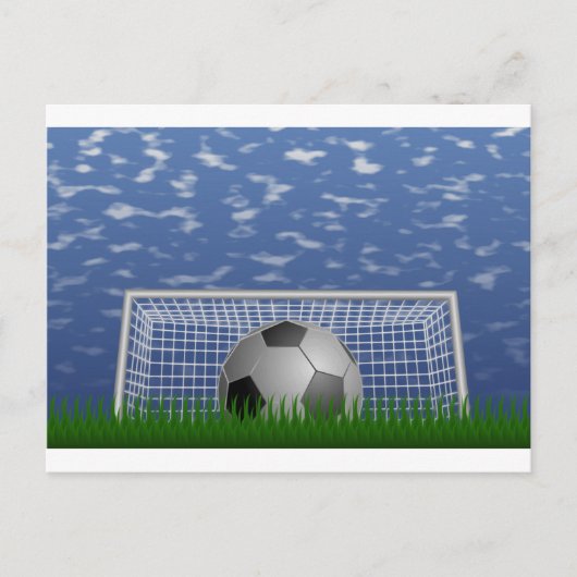 Fußball Postkarte (Vorderseite)