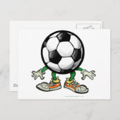 Fußball Postkarte (Vorne/Hinten)