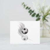 Fußball Postkarte (Stehend Vorderseite)