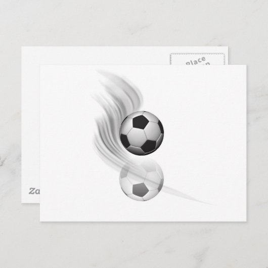 Fußball Postkarte (Vorne/Hinten)