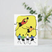 Fußball Postkarte (Stehend Vorderseite)