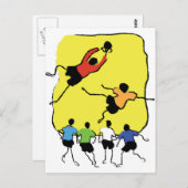 Fußball Postkarte (Vorne/Hinten)