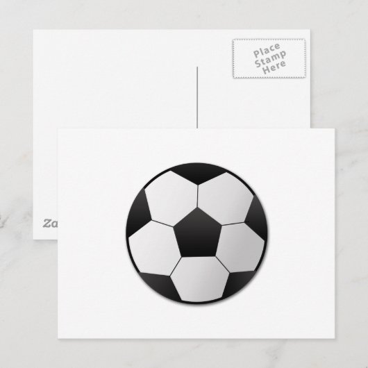 Fußball Postkarte (Vorne/Hinten)