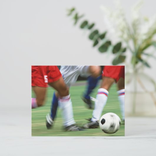 Fußball Postkarte (Stehend Vorderseite)