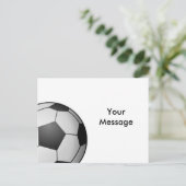 Fußball Postkarte (Stehend Vorderseite)
