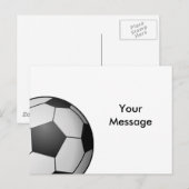 Fußball Postkarte (Vorne/Hinten)