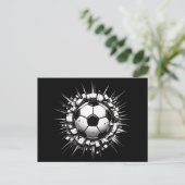 Fußball Postkarte (Stehend Vorderseite)